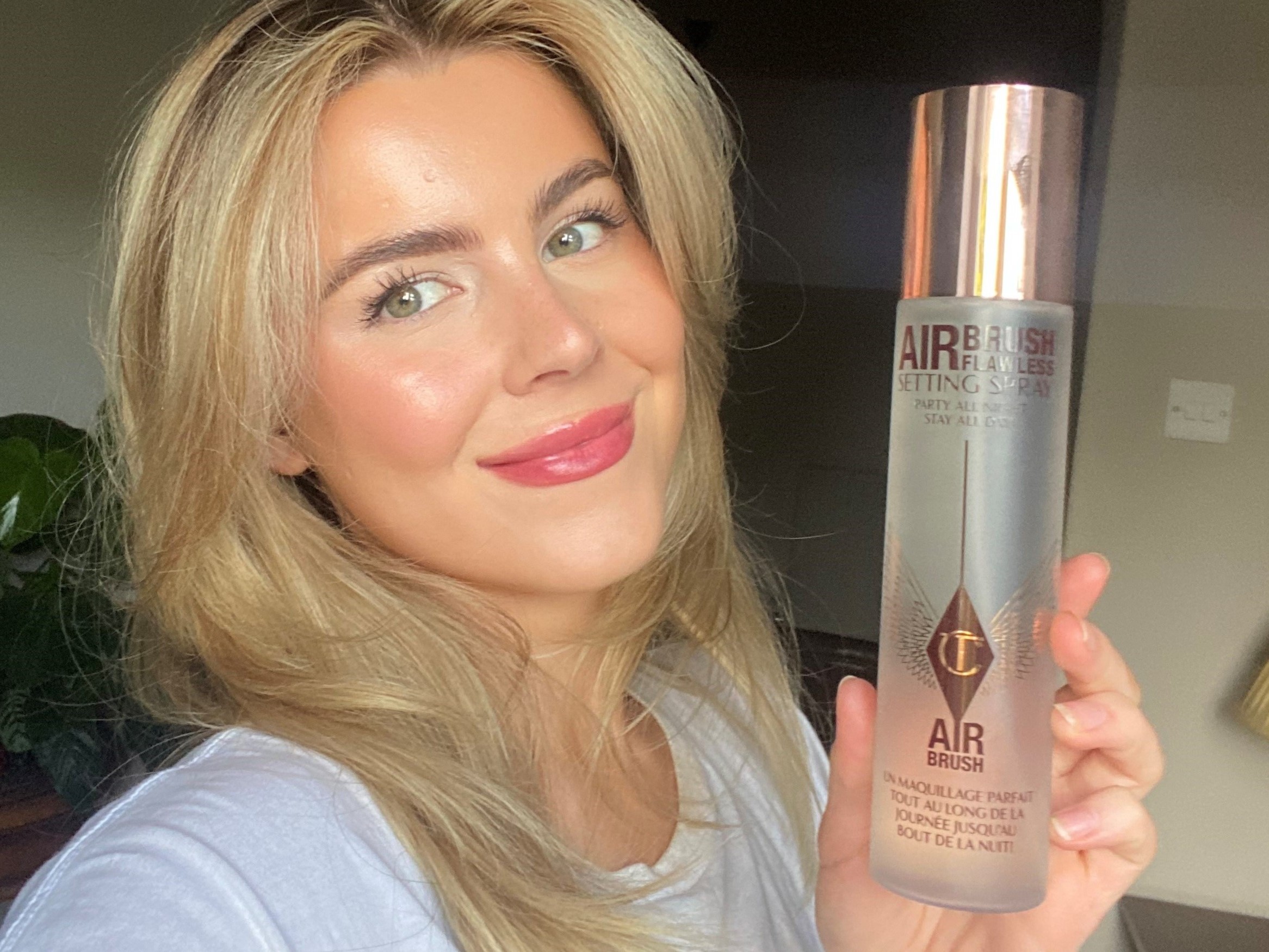 Charlotte Tilbury Airbrush Flawless Setting Spray & Magic Serum Crystal  Elixir Review – Bubbly Michelle