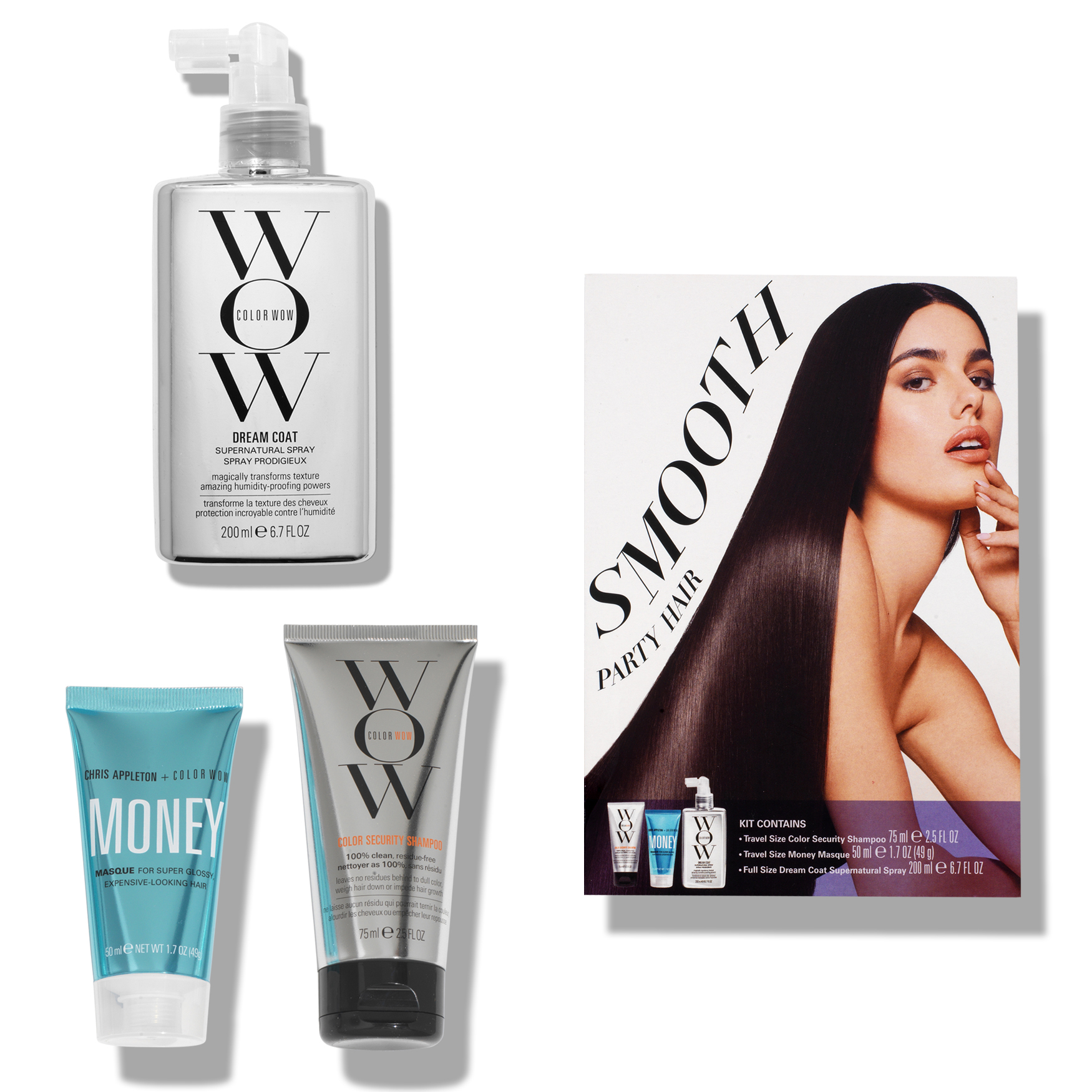 Coffret Color Wow Smooth Party Hair | Space NK