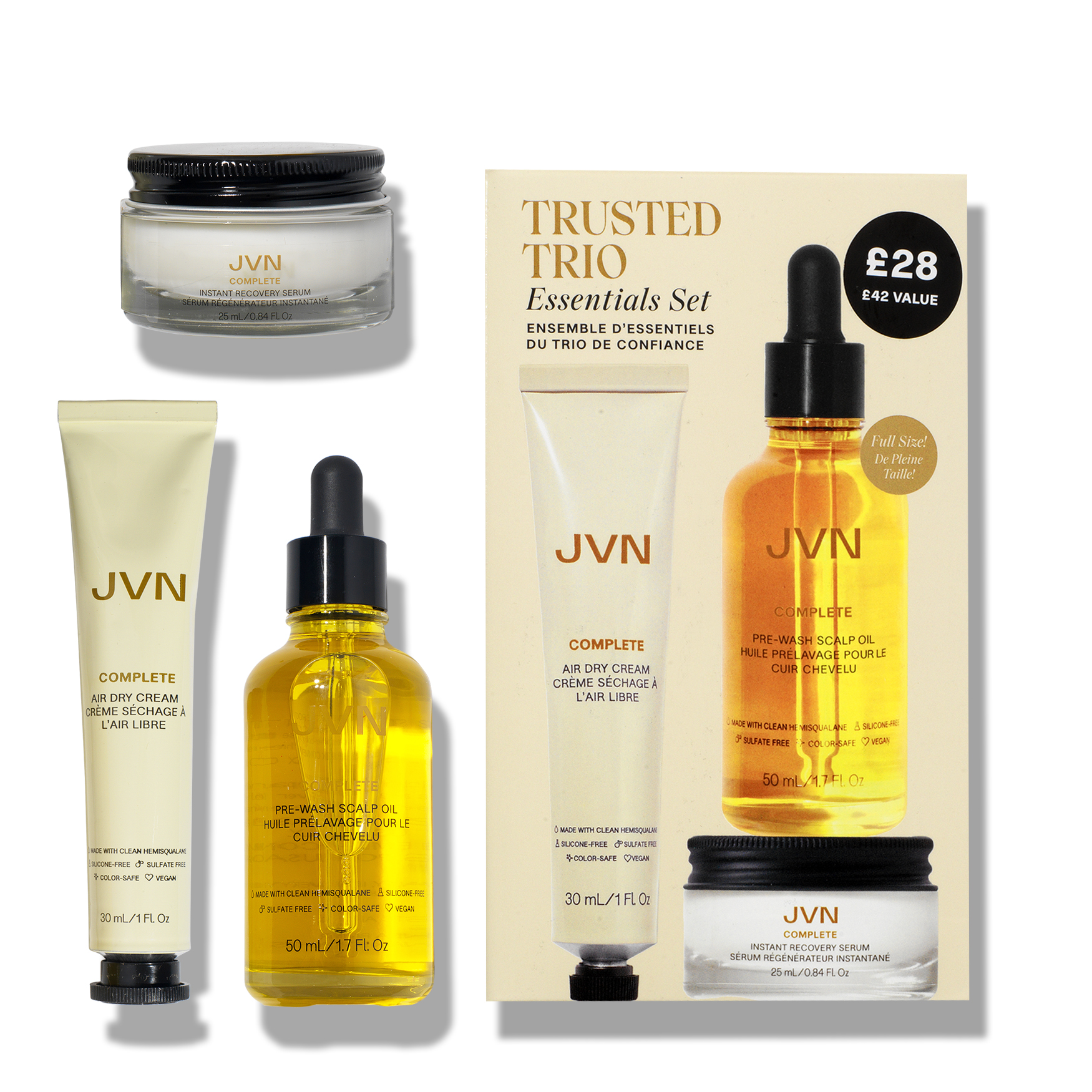 JVN Hair Complete Trusted Trio Set | Space NK