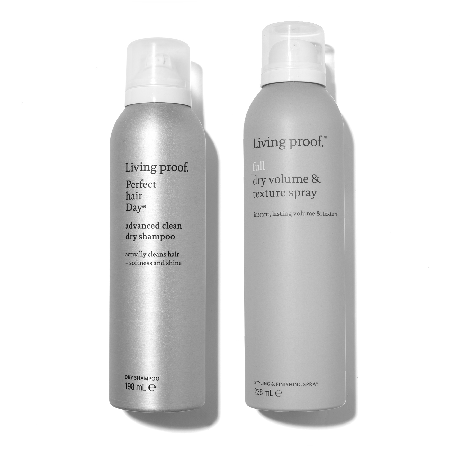 Living Proof Advanced Clean Dry Shampoo and Dry Volume Texture Spray Bundle  | Space NK