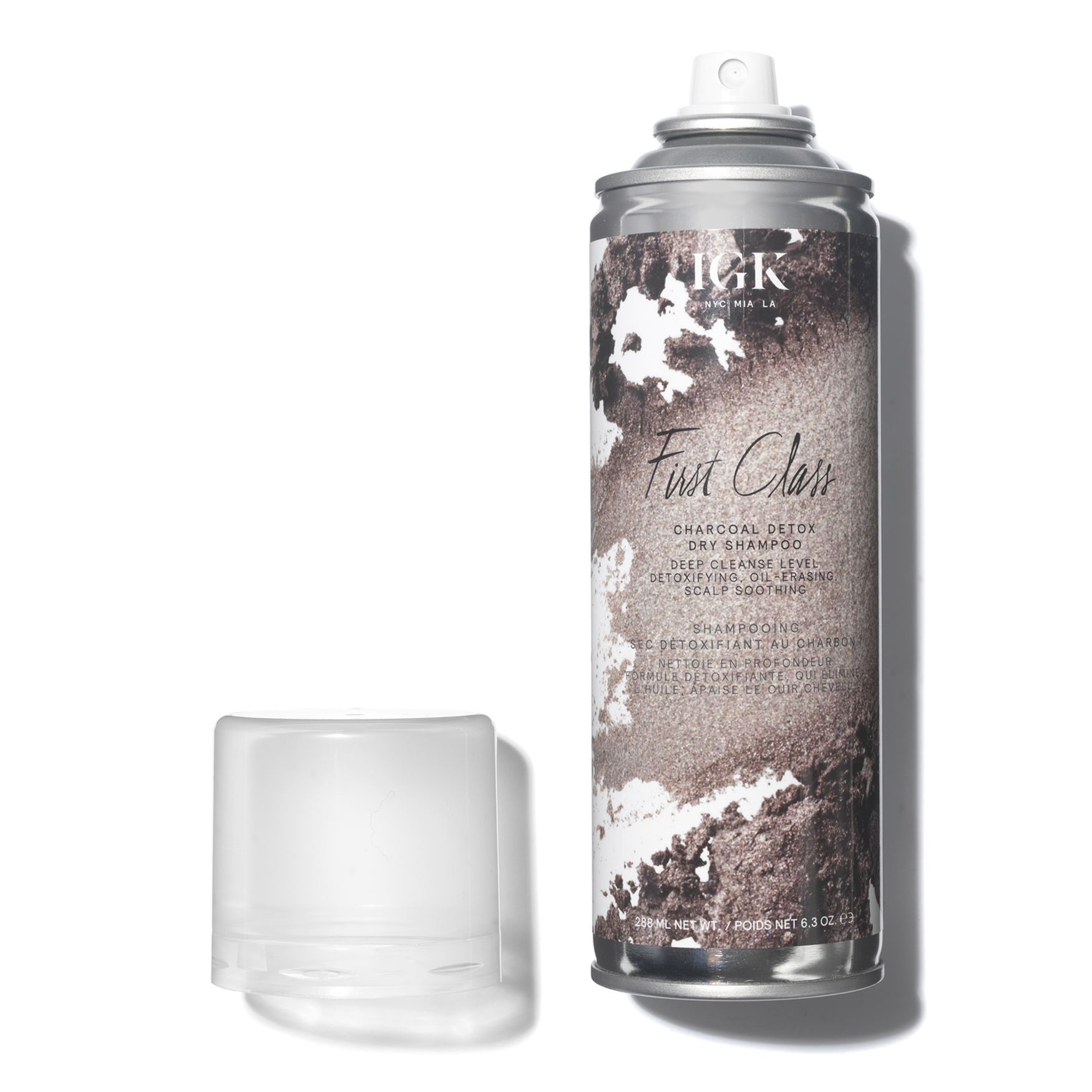 IGK Hair First Class Charcoal Detox Dry Shampoo | Space NK