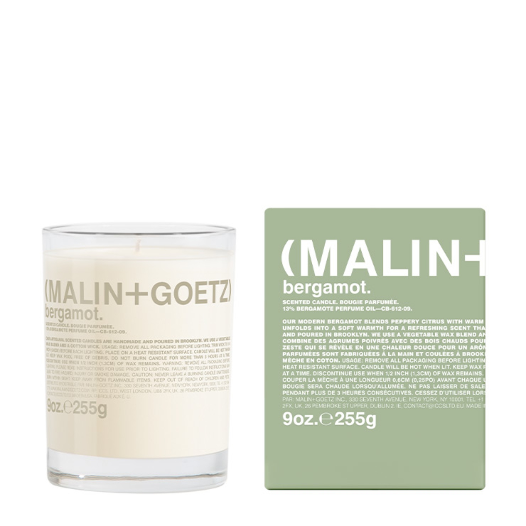 Malin + Goetz Bergamot Candle | Space NK