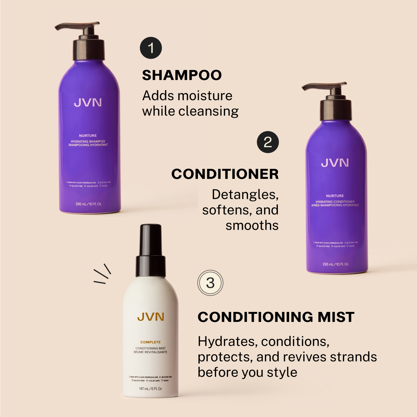 JVN Hair Complete Conditioning Mist | Space NK