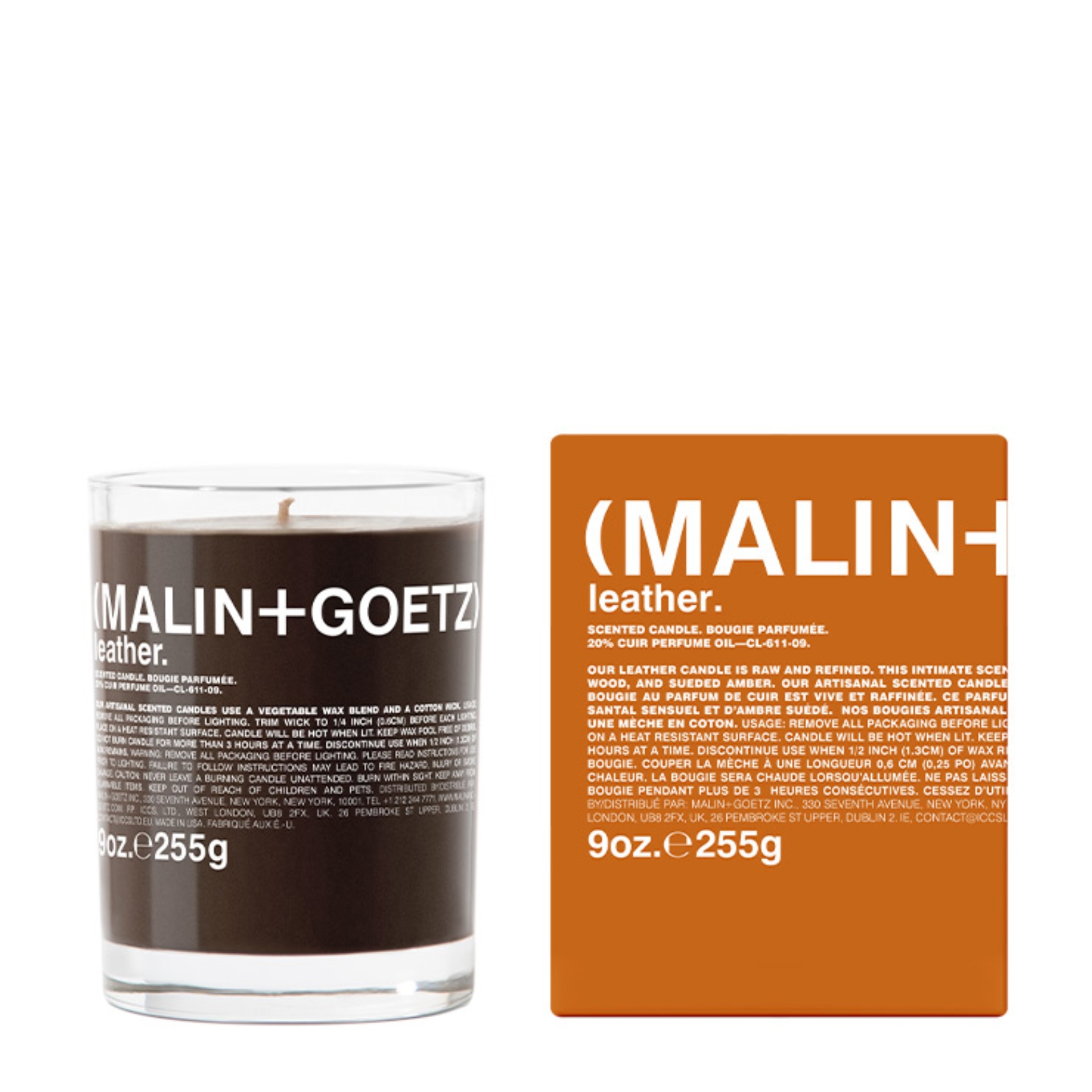 Malin + Goetz Leather Candle | Space NK