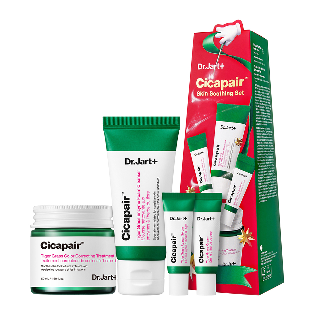 Shop Dr.Jart+'s New Cicapair Tiger Grass Enzyme Cleanser & Night Mask