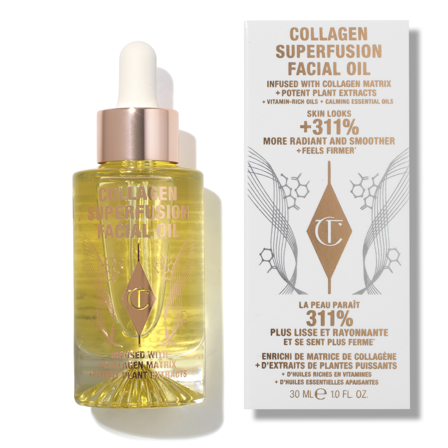 Charlotte Tilbury Collagen Superfusion Facial Oil | Space NK