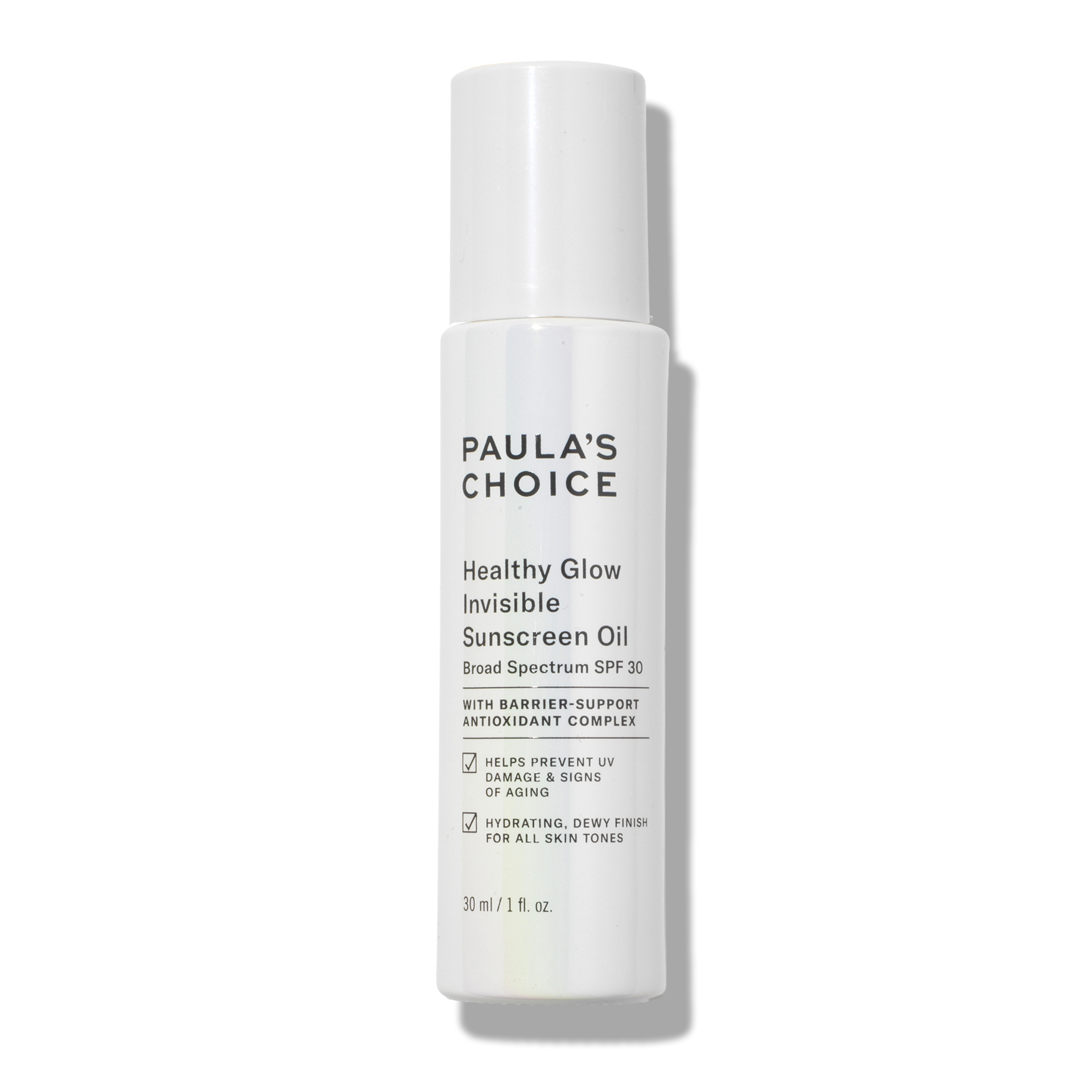 Paula's Choice Healthy Glow Invisible Sunscreen Oil SPF 30 | Space NK